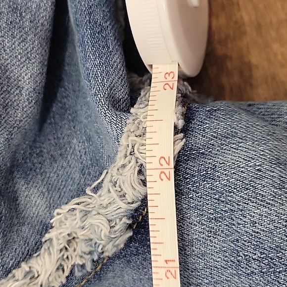 *sale* Distressed oversized denim/jean jacket - Picture 8 of 8